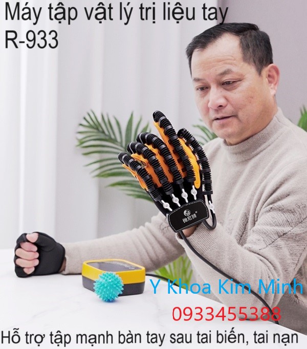 Máy vật lý trị liệu tập mạnh bàn tay R-933